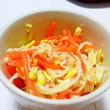 豆もやしと人参の酢の物